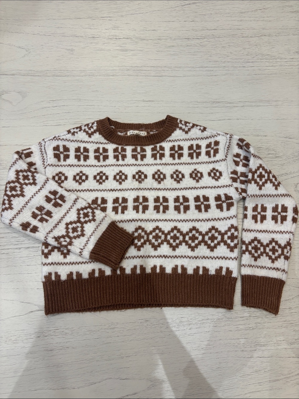 Copper Key Girls Fair Isle Sweater Size M (8/10)-Like New!